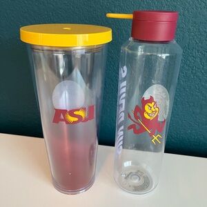 Starbucks Arizona State University ASU Plastic Reusable Water Bottle Tumbler